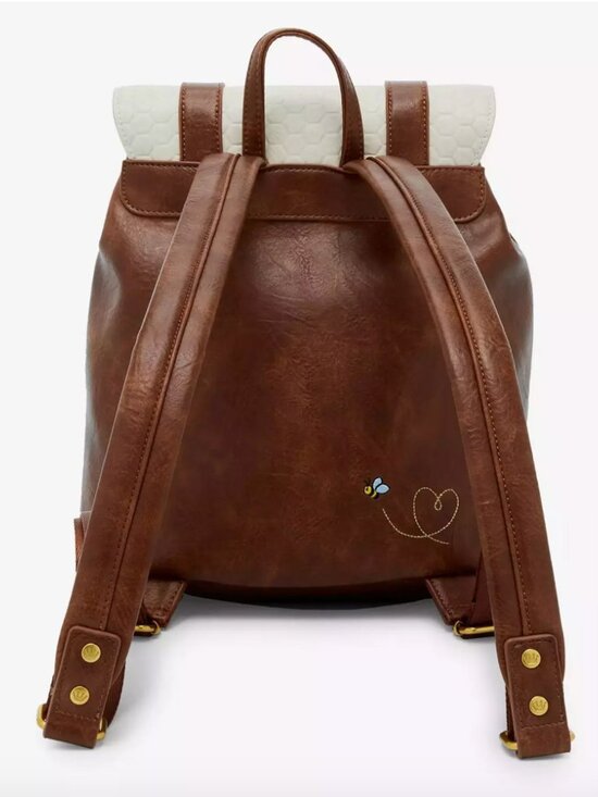 Loungefly Disney Winnie the Pooh Honeycomb Flap Mini Backpack